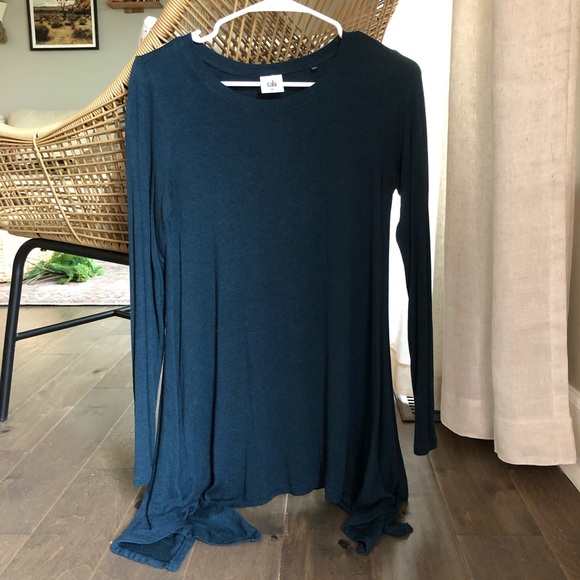 Cabi Tops - Cabi Long Sleeve Tee Blue/Green